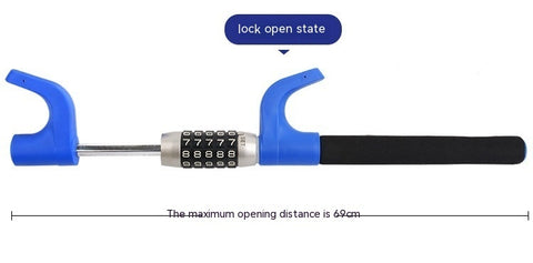 Car Anti-theft Passcode Steering Wheel U-lock