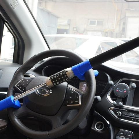 Car Anti-theft Passcode Steering Wheel U-lock